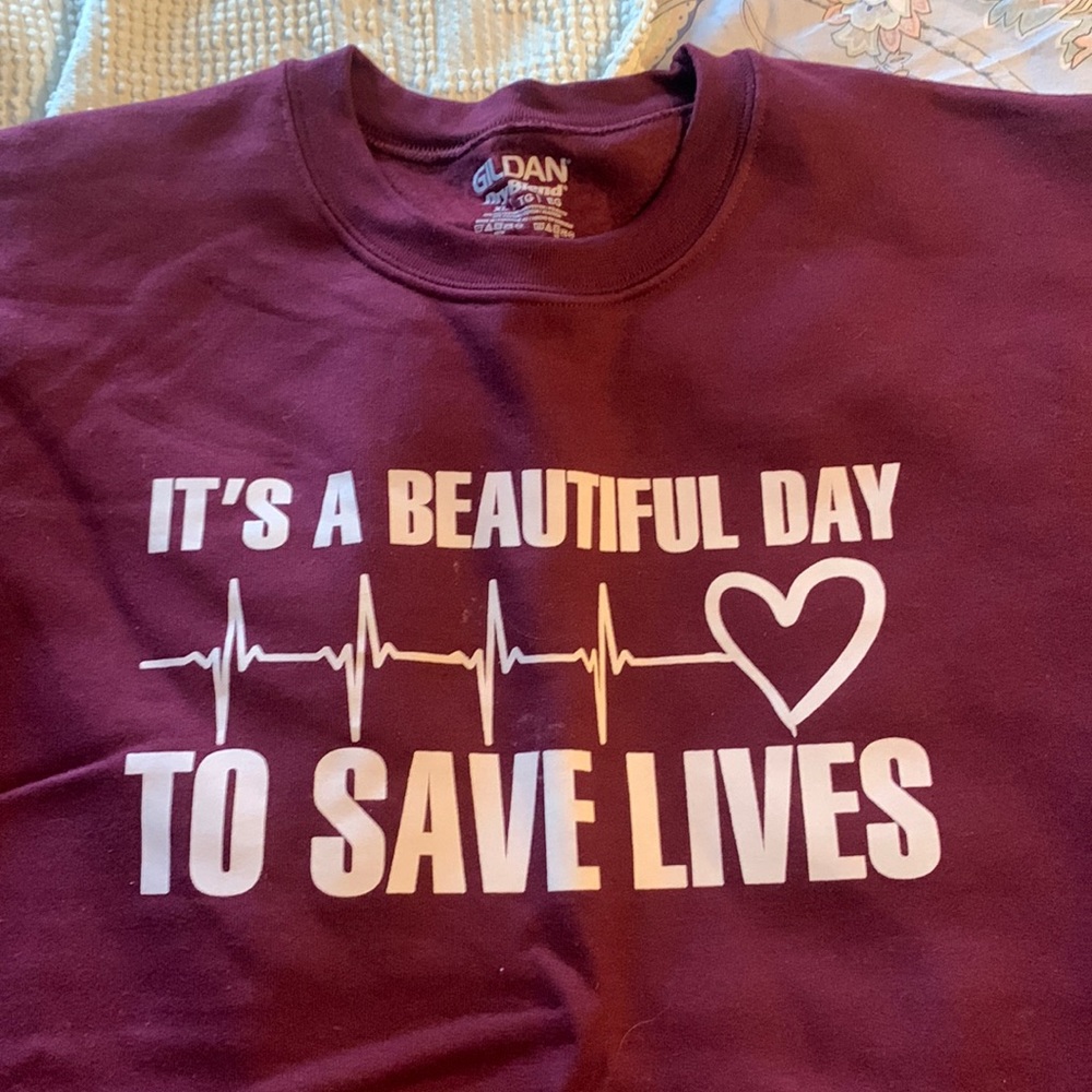 “It’s a great day to save lives” Greys Anatomy Sweatshirf